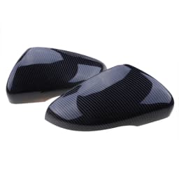 For VW GOLF 6 MK6 GTI R GTD 2009-2013 Touran Black/Carbon Side Wing Rearview Mirror Cover Cap Accessories 5K0857537,5K0857538