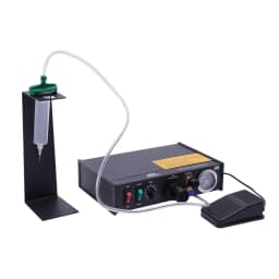 Semi‑Automatic Pneumatic Glue Dispenser, Solder Paste Adhesive Dispensing Controller with Vacuum Back‑Suction for Electronic Component Bonding