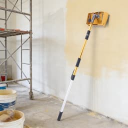 Smooth Finishing Professional Drywall Flat Box Gold-Flat Handle-Aluminum Precision Tools-Drywall Sheetrock Cleanable