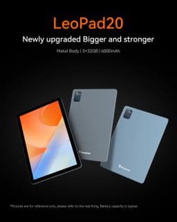 Adreamer LeoPad20 Tab 10.1" Tablet 1280x800 IPS Android 13 Octa Core 3GB RAM 32GB ROM Bluetooth 6000mAh Wifi Portable Tablets PC