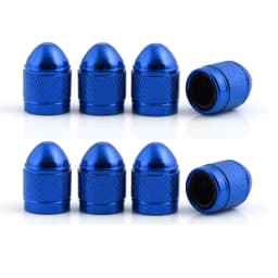 8PCS Tire Wheel Caps Metal Tyre Air Stem Dust Nipple Caps with Plastic Liner Corrosion Resistant Leak-Proof Cars and Motorcycles