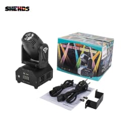 Hot Sell Mini LED 10W Spot Beam Moving Head Light Lyre DMX512 Stage Light Stroboscope For Home Entertainment Professional Stage