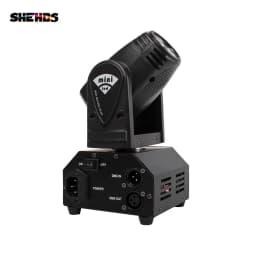 Hot Sell Mini LED 10W Spot Beam Moving Head Light Lyre DMX512 Stage Light Stroboscope For Home Entertainment Professional Stage