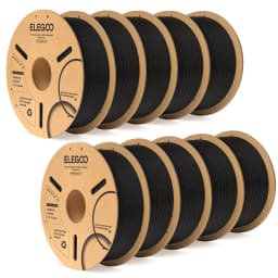 ELEGOO 1.75mm PLA Filament 2KG Set Plastic 3D PLA for 3D Printer Consumables Material for FDM 3D Printer NEPTUNE 3 PRO