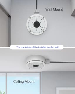 Annke Junction Box For CCTV Camera Aluminum Alloy HolderMount Bracket For Surveillance Camera Accessories