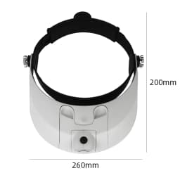 LED Headband Magnifier Professional Magnifying Glasses For Jewelry Loupe Watch Electronic Repair 1X 1.5X 2X 2.5X 3.5X Lens Loupe