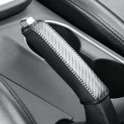 Carbon Fiber Car Leather Handbrake Cover Protective Sleeve Hand Brake Protection Car Interior Accessories