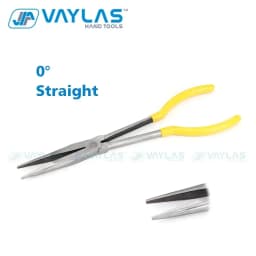 11 Inch Straight Tip 25 45 90 Degree Bent O Shape Multi-functional Needle Nose Plier Mechanics Hand Tools