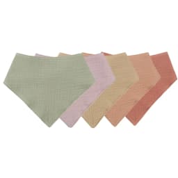 Baby Infant Cotton Bib Newborn Solid Color Triangle Scarf Feeding Saliva Towel Bandana Burp Cloth Boys Girls Gift 3/4/5pcs/Set
