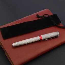 Luxury JINHAO 75 Fountain Pen Checkered Grab Ash Feather Arrow Tungsten Steel Black Nib Classic Ink Office School Supplies Pen