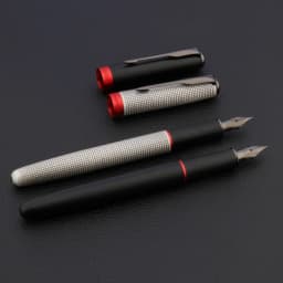 Luxury JINHAO 75 Fountain Pen Checkered Grab Ash Feather Arrow Tungsten Steel Black Nib Classic Ink Office School Supplies Pen
