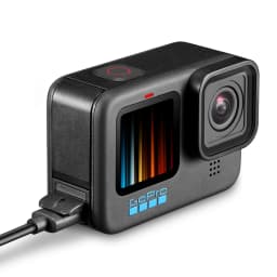 Flip Battery Side Cover for GoPro Hero 12 11 10 9 Black Removable Battery Door Lid Charging Case Port for Go Pro 9 Accessories