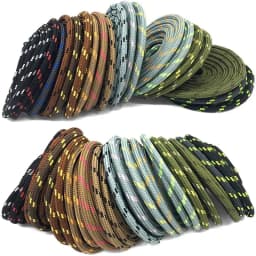 1Pair Round Shoelaces Outdoor Hiking Sports Shoe Laces Kids Sneakers Shoe Lace Length 100/120/140/160CM Lacets Baskets 19 Colors