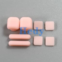 1set Replacement High Quality For DS Lite Console Screw Rubber Feet Cover for NDSL Upper LCD Screen Screws Cover Rubber