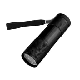 9LED Texture Camping Light Aluminum Alloy Mini 2W Ultraviolet Flashlights AAA Battery Powered 395nm Backlight Anti-Skid Home Use