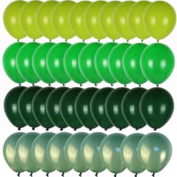 40pcs Retro Dark Green Balloons Set Confetti Balloon Jungle Safari Animal Birthday Party Decorations Kids Boy Baby Shower Favors