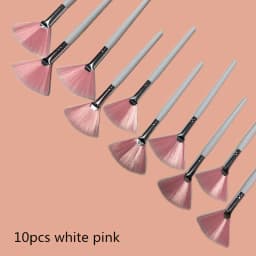 10/20/50pcs Fan Shape Foundation Makeup Brushes Multifunctional Facial Mask Brush Essential Oil Women Beauty Makeup Tools Brush