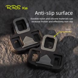 RRSKIT Road Bike Cleats Compatible With Look K-E-O Road Bike Self‑Locking Pedal Cleat 4.5 Degree Road Cycling Shoes Pedal Cleat
