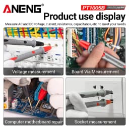 ANENG PT1005B 10A 1000V Digital Multimeter Probe Universal Test Lead Needle Pin Wire Pen Cable Kit Current Voltmeter Tester Wire