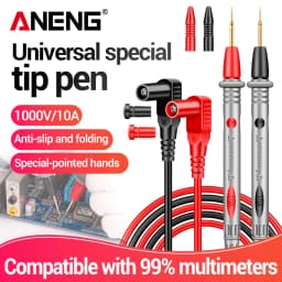 ANENG PT1005B 10A 1000V Digital Multimeter Probe Universal Test Lead Needle Pin Wire Pen Cable Kit Current Voltmeter Tester Wire