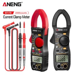 ANENG ST170 Digital Clamp Meter 500A AC Current Multimeter 1999 Counts AC/DC Voltage Tester Hz Capacitance NCV Ohm Diode Test