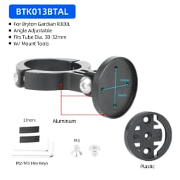 Radar Light Stand Bracket for Bryton Gardian R300L Bicycle Rear Lamp Saddle Rail Seatpost Mount Fits Gopro Camera Adaptor