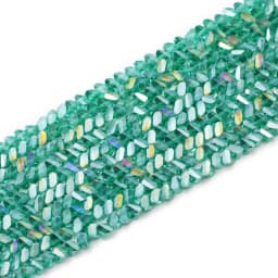 90pcs Triangle Austrian Crystal Glass Beads Spacer Loose Beads For Jewelry Making Bracelets & Bangles Necklace DIY 4mm 6mm 8mm