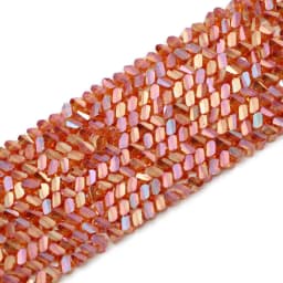 90pcs Triangle Austrian Crystal Glass Beads Spacer Loose Beads For Jewelry Making Bracelets & Bangles Necklace DIY 4mm 6mm 8mm