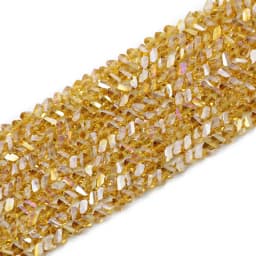 90pcs Triangle Austrian Crystal Glass Beads Spacer Loose Beads For Jewelry Making Bracelets & Bangles Necklace DIY 4mm 6mm 8mm