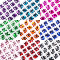 VC Sew On AB Rhinestone Cosmic Flatback Glass Crystals For Clothing Wedding Dresses Shoes Bags All For Decoration DIY