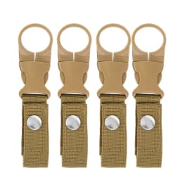 Webbing Buckle Hook Water Bottle Holder Clip Outdoor Nylon EDC Climb Carabiner Belt Backpack Hanger Camp Carabiner Belt Clip