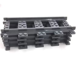50Pcs/Lot City Trains Train Track Rail Straight Rails Technical Building Blocks Set Bricks Model Kids Classic Toys For Children