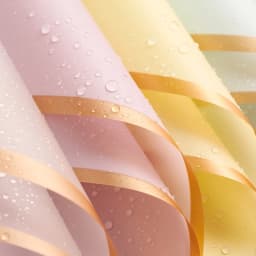 5pcs/pack Flower Wrapping Paper Golden Border Rose Korean Style Half Transparent Gift Packing Florist Bouquet Wrapping Material