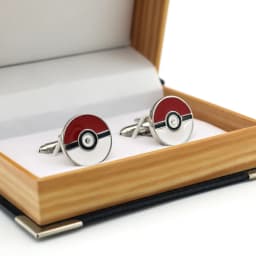Men's Cute Cartoon Game Cuff Links Red Color Pet Elf Design Quality Brass Cufflinks Wholesale & Retail