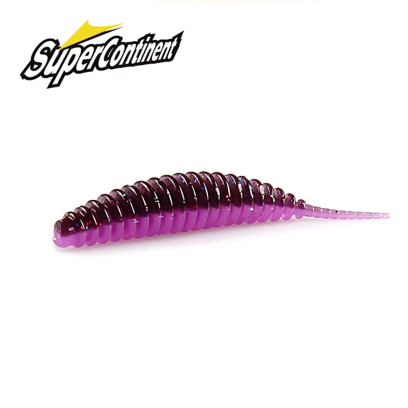 2023 Supercontinent worm bait soft bait Tanta 49mm 65mm fishing lures Pesca carp fishing bass lure Isca artificial PVA