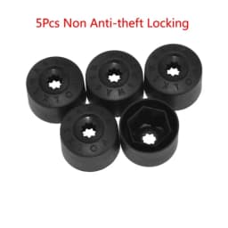 runmade For VW Jetta Golf MK5 Passat B6 Wheel Lug Bolt Center Nut Cover Caps 1K0 601 173 A