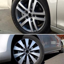 runmade For VW Jetta Golf MK5 Passat B6 Wheel Lug Bolt Center Nut Cover Caps 1K0 601 173 A