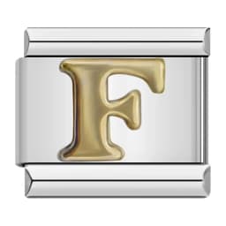 Hapiship New 2024 Fashion Women 26 Letters A-Z Italian Charm Links Fit 9mm Bracelet Stainless Steel Jewelry Making DJ110