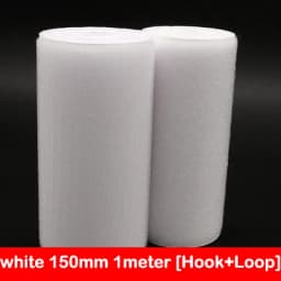 1Meter Black White Fastener Tape Hook Loop Fastener Tape Magic Sticker Nylon Sewing DIY No Glue 16/20/25/30/38/50/100/150mm