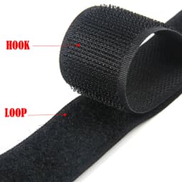 1Meter Black White Fastener Tape Hook Loop Fastener Tape Magic Sticker Nylon Sewing DIY No Glue 16/20/25/30/38/50/100/150mm