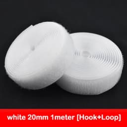 1Meter Black White Fastener Tape Hook Loop Fastener Tape Magic Sticker Nylon Sewing DIY No Glue 16/20/25/30/38/50/100/150mm
