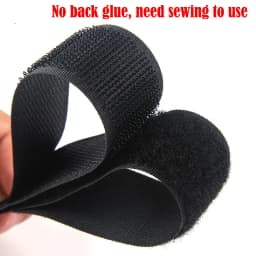 1Meter Black White Fastener Tape Hook Loop Fastener Tape Magic Sticker Nylon Sewing DIY No Glue 16/20/25/30/38/50/100/150mm