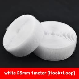 1Meter Black White Fastener Tape Hook Loop Fastener Tape Magic Sticker Nylon Sewing DIY No Glue 16/20/25/30/38/50/100/150mm