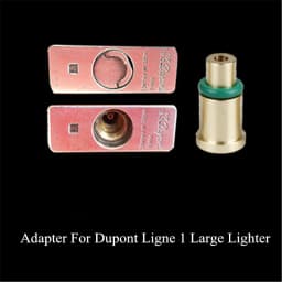 5 in 1/Set Durable Brass Copper Nozzle Refill Butane Gas Adapter For Dupont Lighter Yellow/Red/Green/Blue Easy To Use Reusable