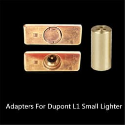 5 in 1/Set Durable Brass Copper Nozzle Refill Butane Gas Adapter For Dupont Lighter Yellow/Red/Green/Blue Easy To Use Reusable