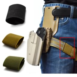 Tactical Multi-slip Elastic Drop Leg Thigh Strap for Universal Gun Holster QLS 19 22 GL 17 M9 Hunting Accessories