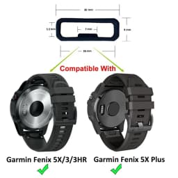 hot 2-10pcs Rubber Watch Strap Band Keeper Loop Security Holder Retainer Ring For Garmin Fenix 6X 6X 6 Pro 5X 5S 5 5 Plus 3 HR