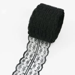 (10 Yards/Roll) Black Lace Fabric Ribbon Webbing Decoration Lovely Gift Packing Material