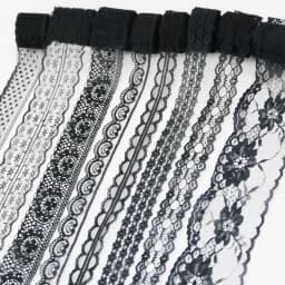 (10 Yards/Roll) Black Lace Fabric Ribbon Webbing Decoration Lovely Gift Packing Material