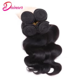 Peruvian Body Wave Bundles With Closure 100% Human Hair With 4x4 Lace Closure With Bundles Remy Hair 4 Bundles With Closure
